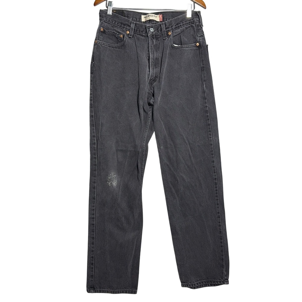 Vintage Levi's 550 Relaxed Fit Jeans Mens Size 34 Washed Black Skate‎ Streetwear